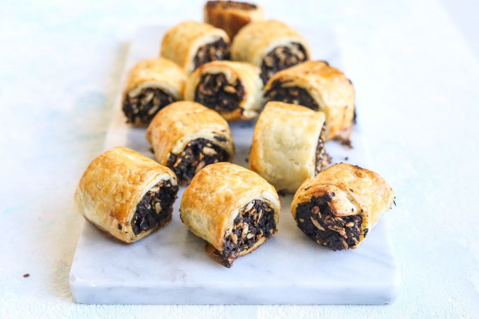 Mushroom Sausage Rolls